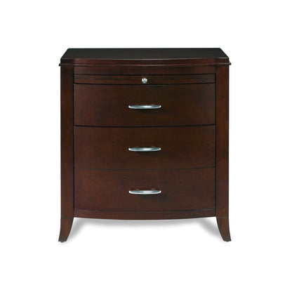 Modus Brighton Charging Station Nightstand in Cinnamon