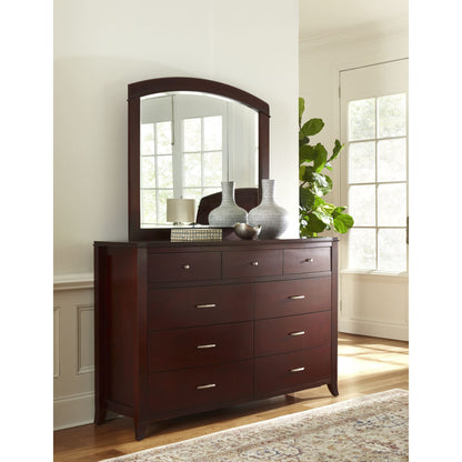 Modus Brighton Nine Drawer Dresser In Cinnamon