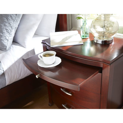 Modus Brighton Two Drawer Nightstand in Cinnamon