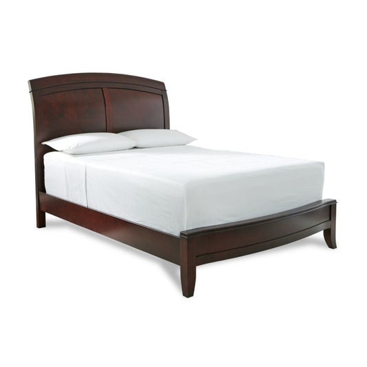Modus Brighton Wood Sleigh Bed in Cinnamon