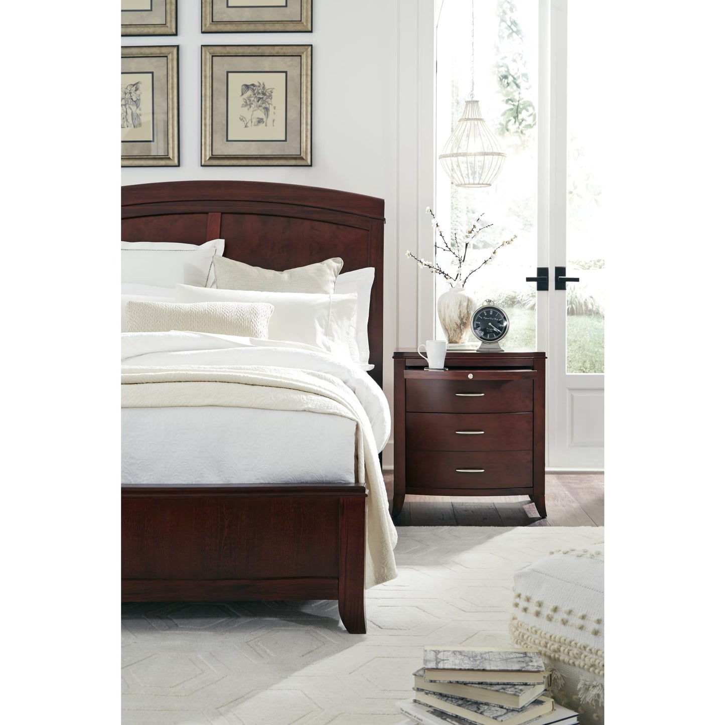 Modus Brighton Wood Storage Bed in Cinnamon