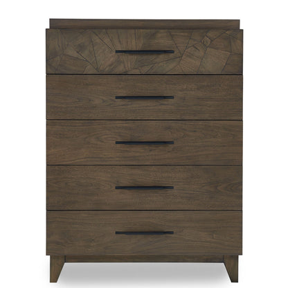 Modus Modus Modus Broderick Five-Drawer Chest  in Wild Oats Brown