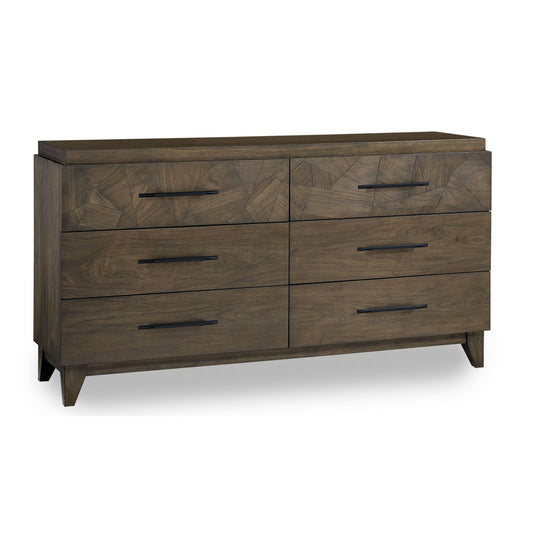 Modus Broderick Six-Drawer Dresser  in Wild Oats Brown