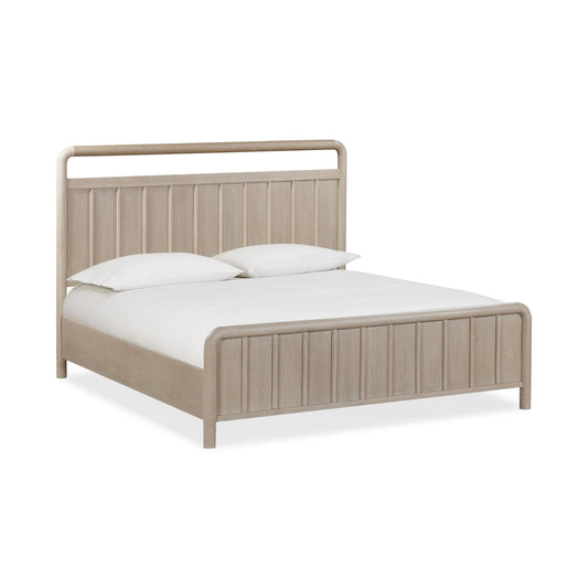 Modus Camden Shiplap Oak Wood Platform Bed in Chai