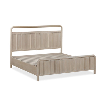 Modus Camden Shiplap Oak Wood Platform Bed in Chai