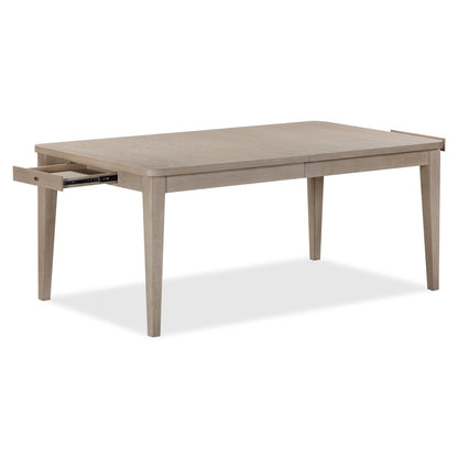 Modus Camden Two Drawer Extendable Dining Table in Chai