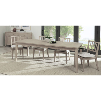 Modus Camden Two Drawer Extendable Dining Table in Chai