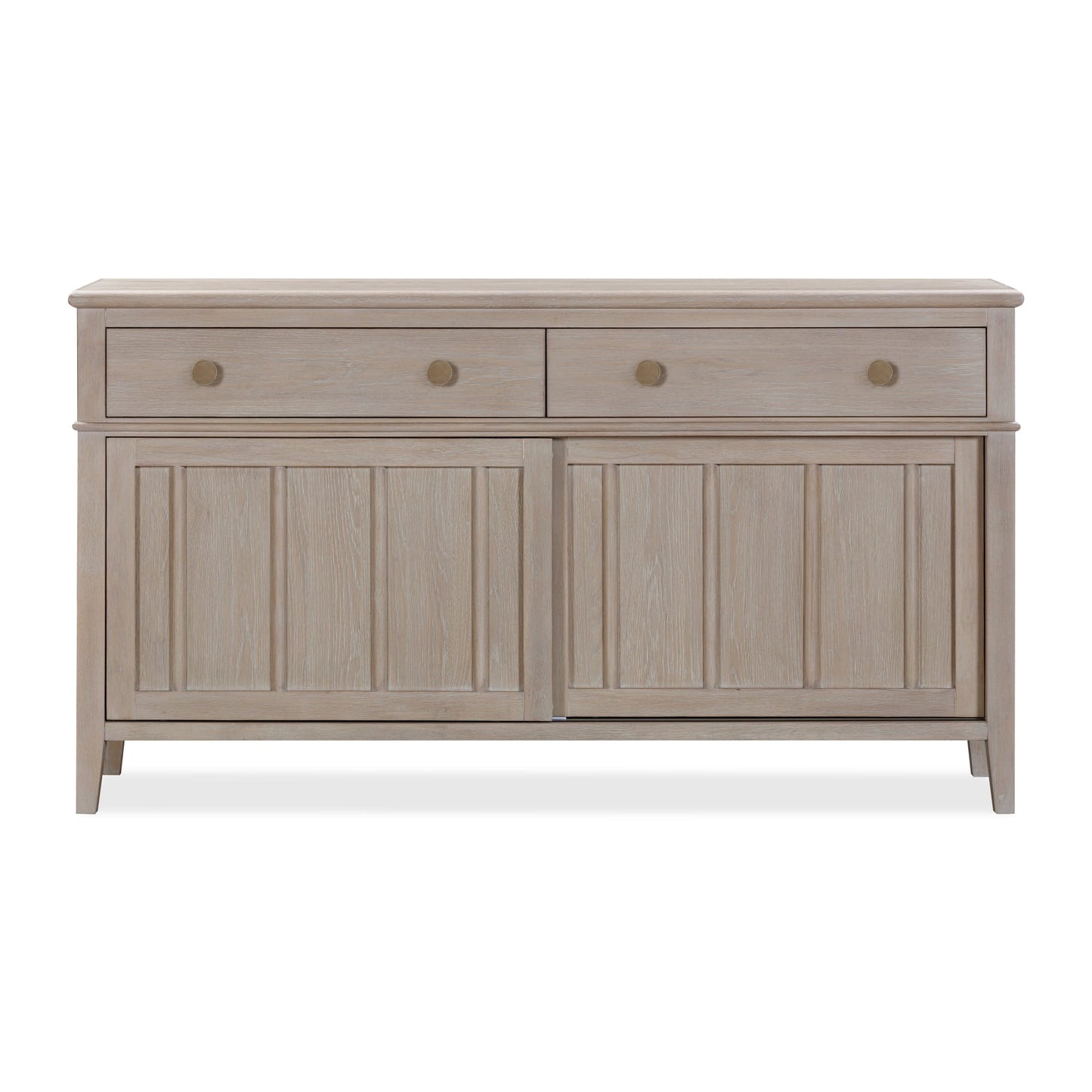 Modus Camden Two Drawer Two Door Oak Wood Sideboard in Chai