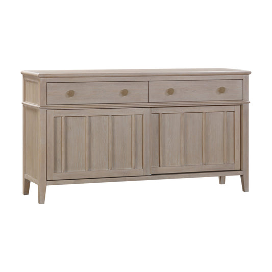 Modus Camden Two Drawer Two Door Oak Wood Sideboard in Chai