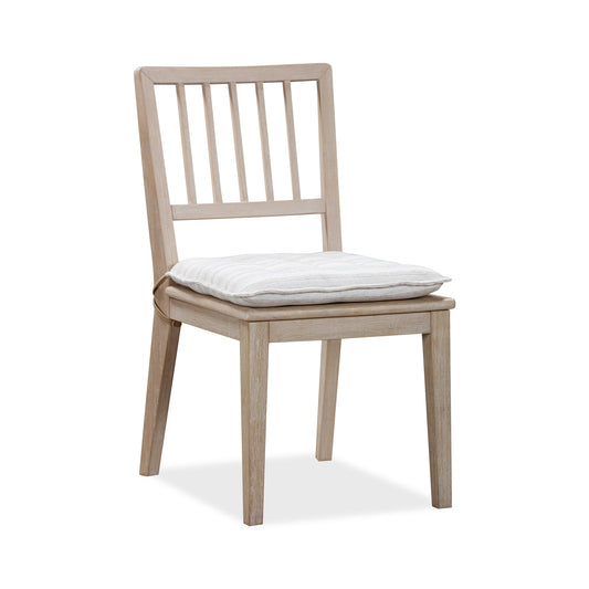 Modus Camden Wood Dining Chair with Detachable Cushion in Chai and Oat