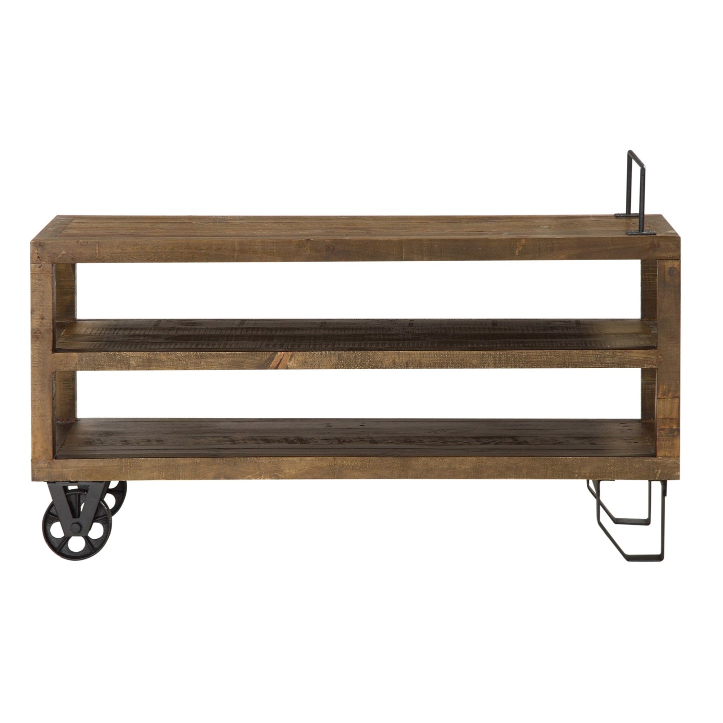 Modus Coalburn Reclaimed Wood Media Console in Russett Brown