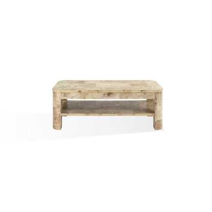 Modus Modus Cosmo Mappa Burl Coffee Table in Amber Kiss