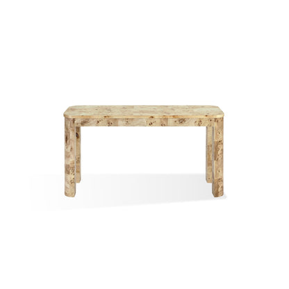 Modus Cosmo Mappa Burl Console Table in Amber Kiss