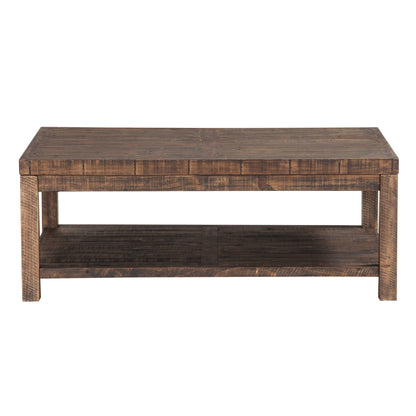 Modus Modus Craster Reclaimed Wood Rectangular Coffee Table in Smoky Taupe
