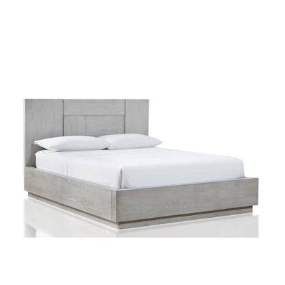 Modus Destination Wood Panel Bed in Cotton Grey