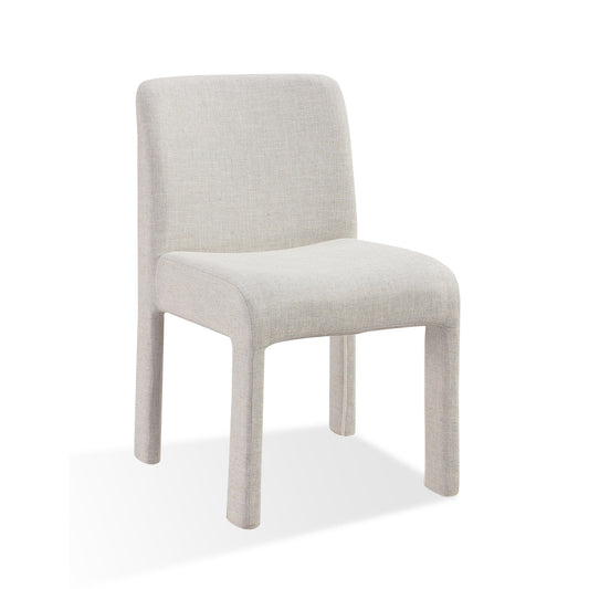 Modus Devon Fully Upholstered Dining Chair in Turtle Dove Linen