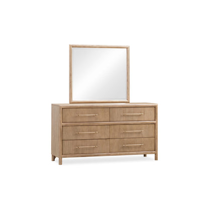 Modus Dorsey Six Drawer Dresser in Granola
