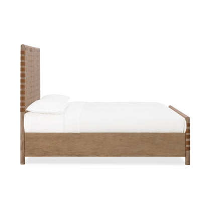 Modus Dorsey Woven Panel Bed in Granola and Ginger