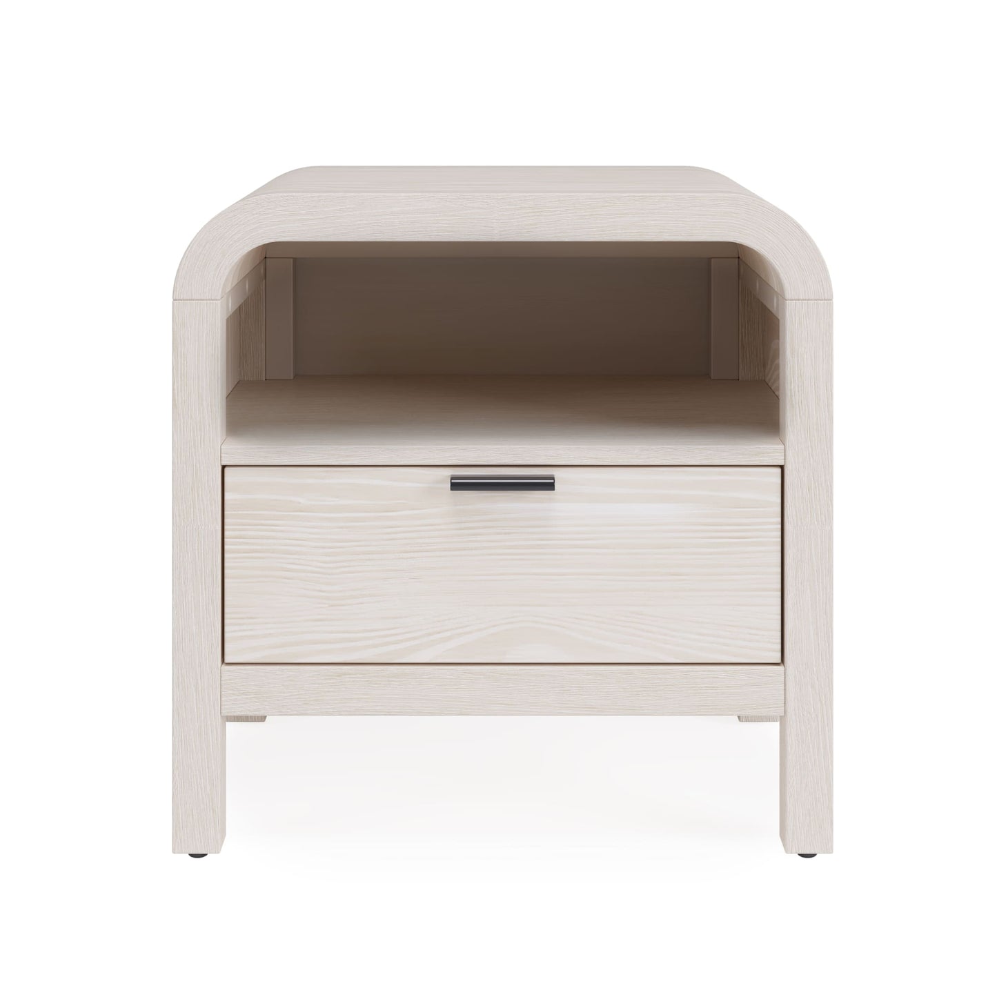 Modus Drake One Drawer One Shelf USB-Charging Nightstand in Sugar