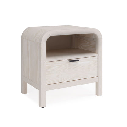 Modus Drake One Drawer One Shelf USB-Charging Nightstand in Sugar