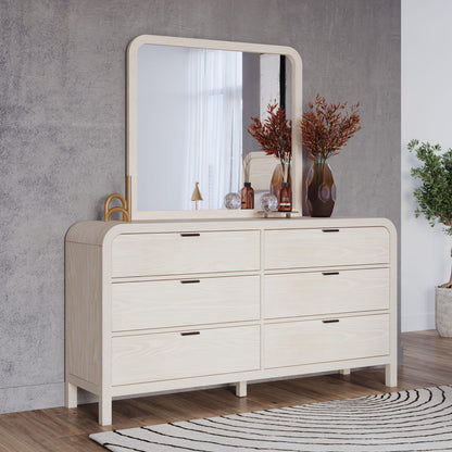 Modus Drake Six Drawer Dresser in Sugar