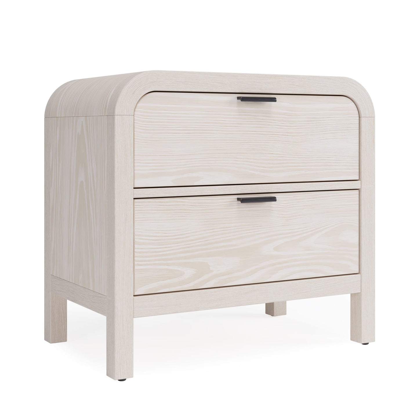 Modus Drake Two Drawer USB-Charging Nightstand in Sugar