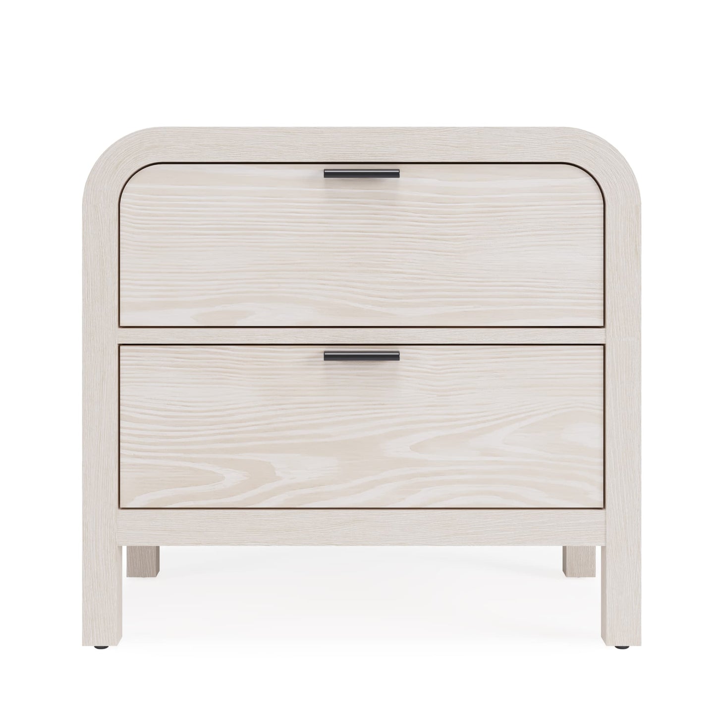 Modus Drake Two Drawer USB-Charging Nightstand in Sugar