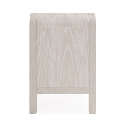 Modus Drake Two Drawer USB-Charging Nightstand in Sugar