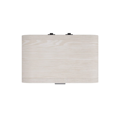 Modus Drake Two Drawer USB-Charging Nightstand in Sugar