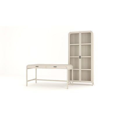 Modus Drake Two Drawer Writing Desk in Sugar
