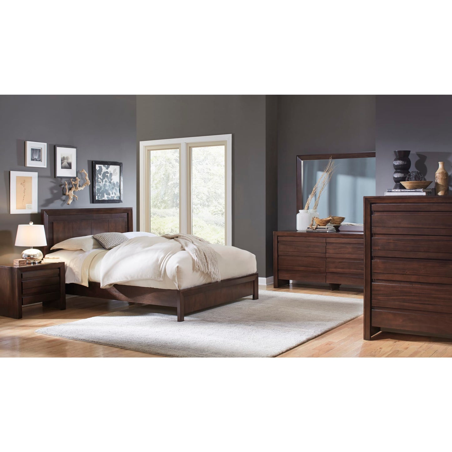 Modus Element Nightstand in Chocolate Brown