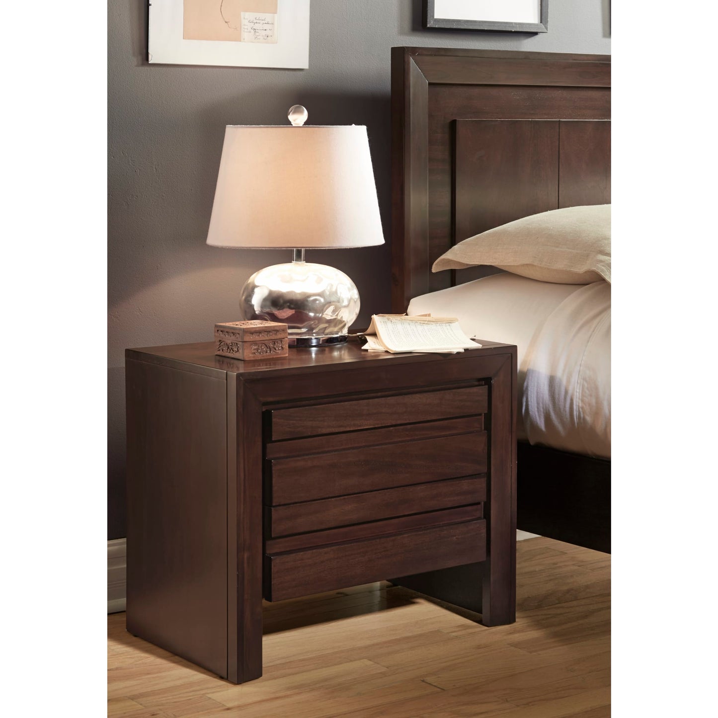 Modus Element Nightstand in Chocolate Brown