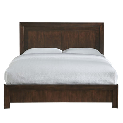 Modus Element Wood Platform Bed in Chocolate Brown