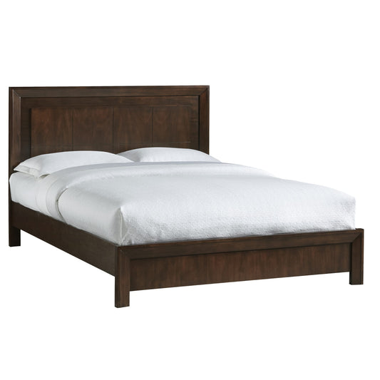 Modus Element Wood Platform Bed in Chocolate Brown