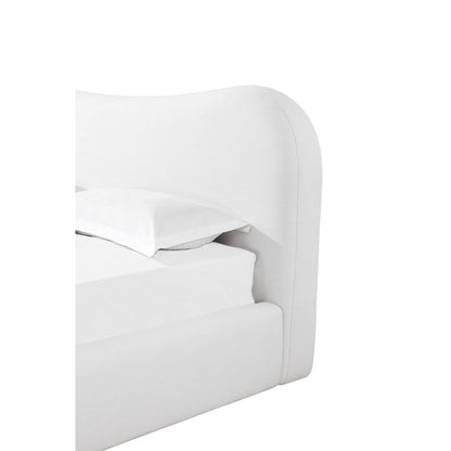 Modus Elena Upholstered Bed in Vanilla Linen