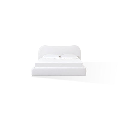 Modus Elena Upholstered Bed in Vanilla Linen