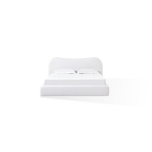 Modus Elena Upholstered Bed in Vanilla Linen