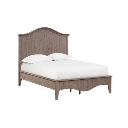 Modus Ella Solid Wood Crown Bed in Camel