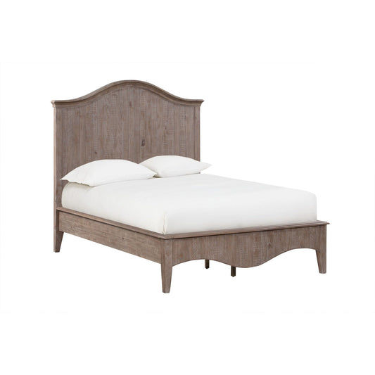 Modus Ella Solid Wood Crown Bed in Camel