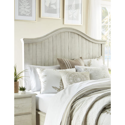 Modus Ella Solid Wood Crown Bed in White Wash