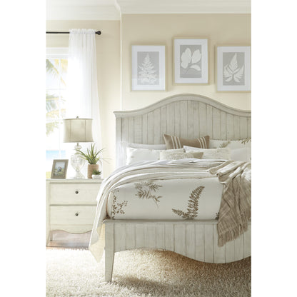 Modus Ella Solid Wood Two Drawer Nightstand in White Wash