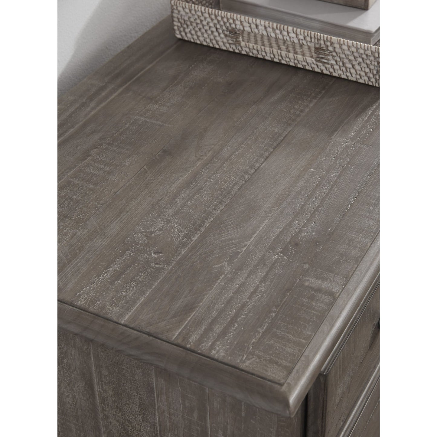 Modus Ella Three-Drawer Nightstand in Camel
