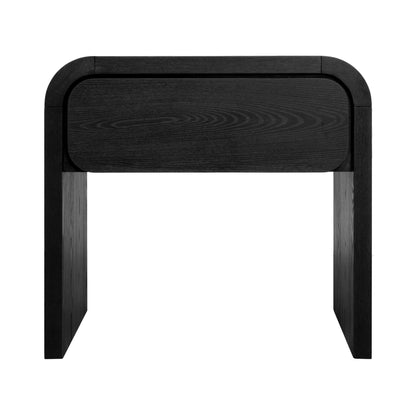 Modus Elora One Drawer Nightstand in Jet Black Ash