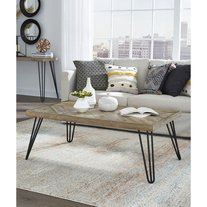 Modus Modus Everson Solid Fir Coffee Table in Sand Dollar
