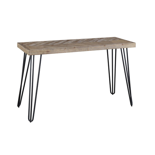 Modus Everson Solid Fir Console Table in Sand Dollar