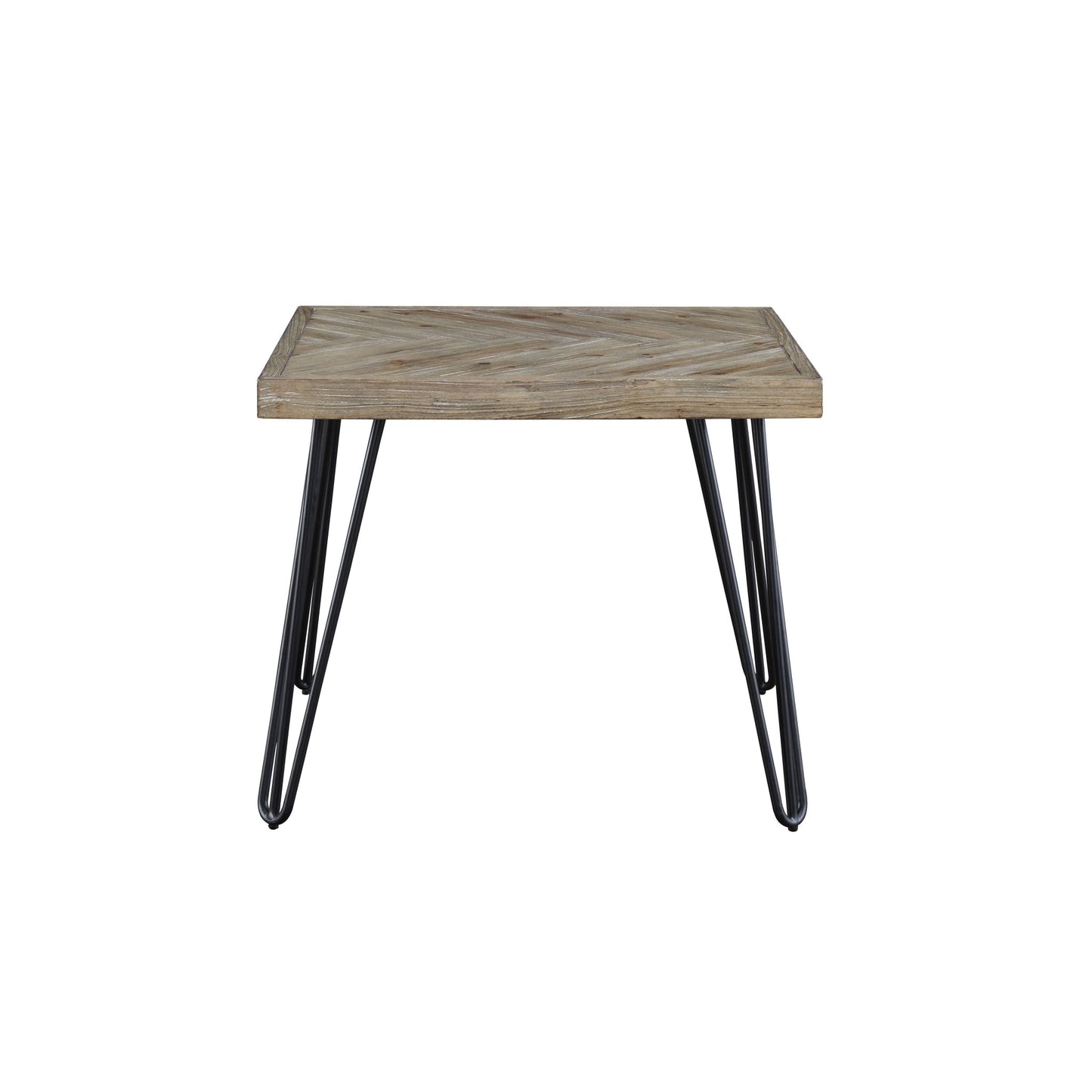 Modus Everson Solid Fir End Table in Sand Dollar