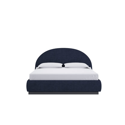Modus Flex Upholstered Bed in Blue Jeans Chenille