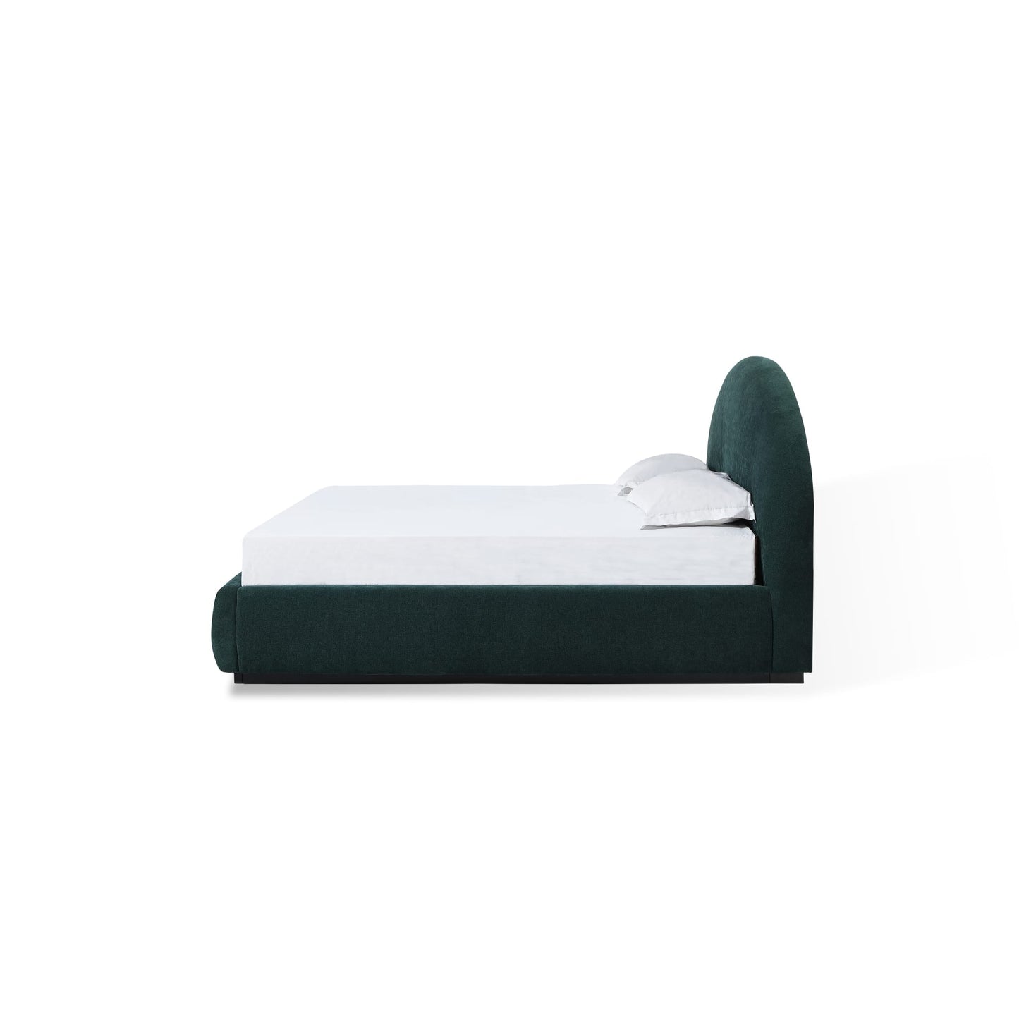 Modus Flex Upholstered Bed in Emerald Chenille
