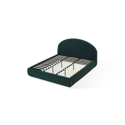 Modus Flex Upholstered Bed in Emerald Chenille