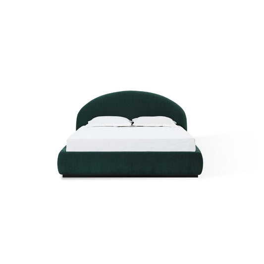 Modus Flex Upholstered Bed in Emerald Chenille